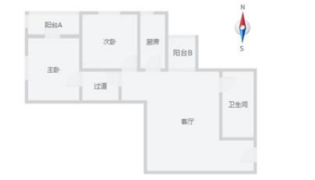 北京西城區103㎡兩室一廳住宅轉讓項目